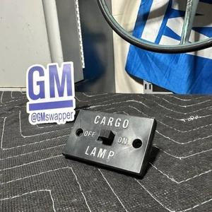 73-74 Chevy GMC C10 K10 Truck Rear Bed Cargo Lamp Light Interior Switch Bezel GM - Picture 1 of 18