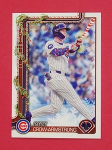 2025 Topps Holiday Pete Crow-Armstrong Stocking Stuffer Metallic Candy Cane #H41 - Bild 1 von 2
