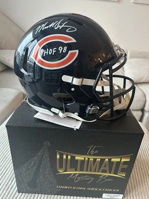 Casco Auténtico Mike Singletary Autografiado Firmado Inscrito Certificado JSA Foto 1 de 4