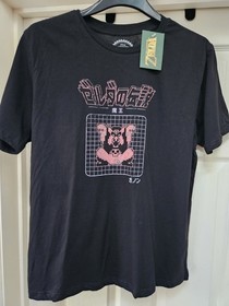 Official Nintendo Legend of Zelda Ganon Pixel Art TShirt Black Size L (NES) E225