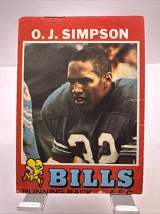 Topps Football 1971 #260 O.J. Simpson Buffalo Bills HOF 2° anno - Foto 1 di 2