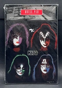 KISS Four Faces Solo Artwork Mouse Pad Official 1997 VTG Catalog Sealed Ace NEW! - Picture 1 of 4