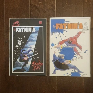 The Fat Ninja Comic Lot Ausgaben 3 & 5 Aja Studio Independent Ninja Action Humor - Bild 1 von 8