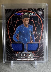 2024-25 PANINI OBSIDIAN SOCCER JOSH ACHEAMPONG RC CUTTING EDGE PATCH ORANGE /99 - Picture 1 of 2