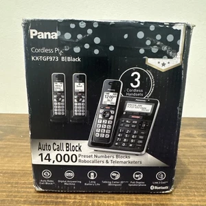 Panasonic KX-TGF973B Sistema telefonico cordless nuovo mai usato - Foto 1 di 6