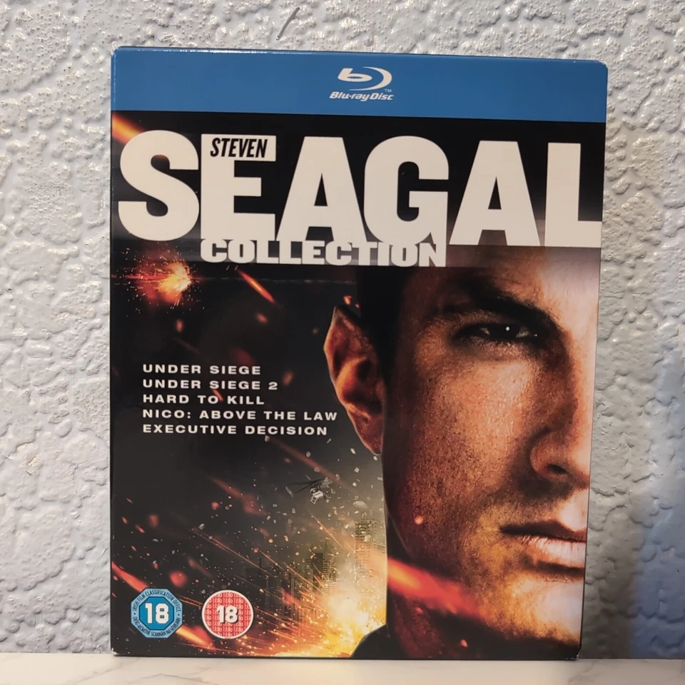 The Steven Seagal Collection Blu-ray (2012) - 5 Discs Very Good Condition - Image 1 of 4