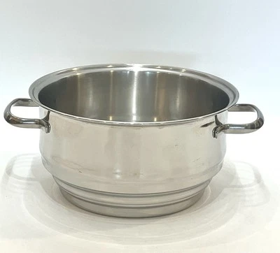 Sartén de vapor Belgique vintage de acero inoxidable para sartenes de salsa de 2 y 3,5 cuartos Bélgica Foto 1 de 4