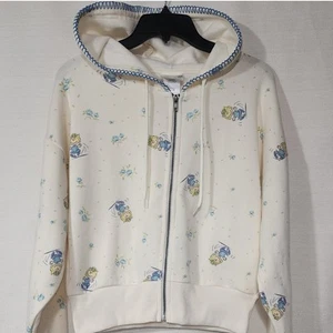 Sally Marrón Mujer Blanco Sudadera Con Capucha Mujer Talla Mediana - Imagen 1 de 7