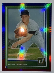 2025 Panini Donruss - Jim Kaat #19 Red & Blue Foil Minnesota Twins - Picture 1 of 2