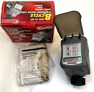 NEW  -  Gilmour 8 Cycle Easy To Set Programmable Electronic Water Timer 9408GF - Picture 1 of 7
