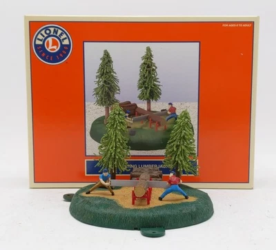 Lionel 6-14145 O Gauge Operating Lumberjacks EX/Box - Image 1 of 4