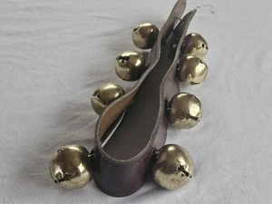 Campanas de trineo de renos decoración navideña percha de puerta - Imagen 1 de 2