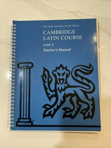 CAMBRIDGE LATIN COURSE UNIT 2 TEACHER'S MANUAL NORTH By North American Cambridge - Picture 1 of 9