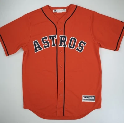 Camiseta deportiva de los Houston Astros José Altuve para hombre M Cool Base majestuosa naranja cosida Foto 1 de 4