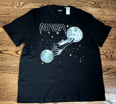 New! NASA 1981 Space Shuttle Vintage Graphic T-Shirt Men’s XL Black Old Navy - Image 1 of 4