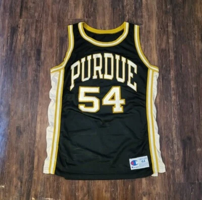 Camiseta deportiva de baloncesto negra vintage Champion Purdue University Boilermakers talla 44 Foto 1 de 4