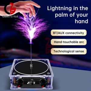 Haut-parleur bobine Bluetooth Music Tesla 2 modes sans fil expériences d'enseignement des sciences - Photo 1 sur 30