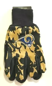 LOS ANGELES RAMS NFL Camouflage Sports Utility Gloves - Picture 1 of 1