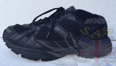 Ejército Británico Excedente G1 Magnum DEBE Uniforme Entrenadores de Servicio Negro Goma Vibram Foto 1 de 4