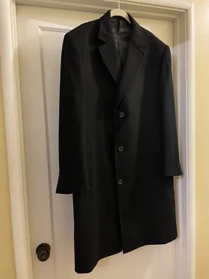 Cardinal of Canada Men’s Wool Cashmere Overcoat 42S Black - Image 1 of 4
