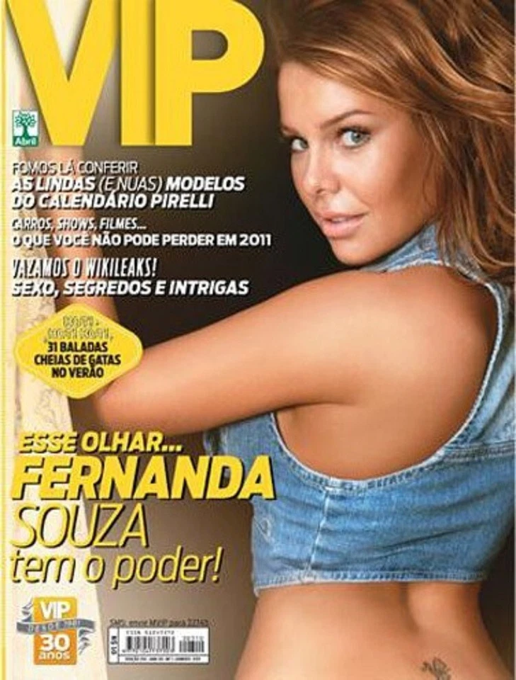 VIP MAGAZINE BRAZIL # 310 - FERNANDA SOUZA - JAN 2011 - EXC NM- PLAYBOY MAXIM - Image 1 of 1