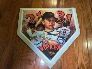 Cal Ripken Jr Home Plate Lithograph Orioles Signed Autographed - Picture 1 of 10