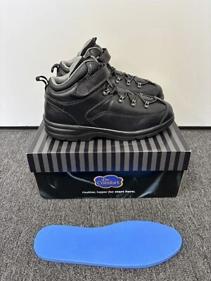 Dr. Botas al tobillo Comfort para mujer Vigor 2510 cosidas negras L senderismo talla 9 EE. UU. Foto 1 de 4