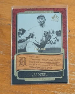 2003 SP Legendary Cuts Etched in Time 400 #ET-TC Ty Cobb/400 Tigers - Bild 1 von 1