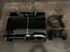 Sony Playstation 3 60gb Piano Black Backwards Compatible Console - For Repair