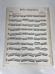 Moto Perpetuo Sheet Music - Picture 1 of 3