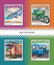 Estampillas de transporte de correo montadas Sierra Leona 2018 M/S
