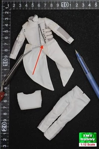 Maßstab 1:12 TWTOYS TW2141 White Ninja - weiße enge Jacke & Hose (DEFEKT) - Bild 1 von 2