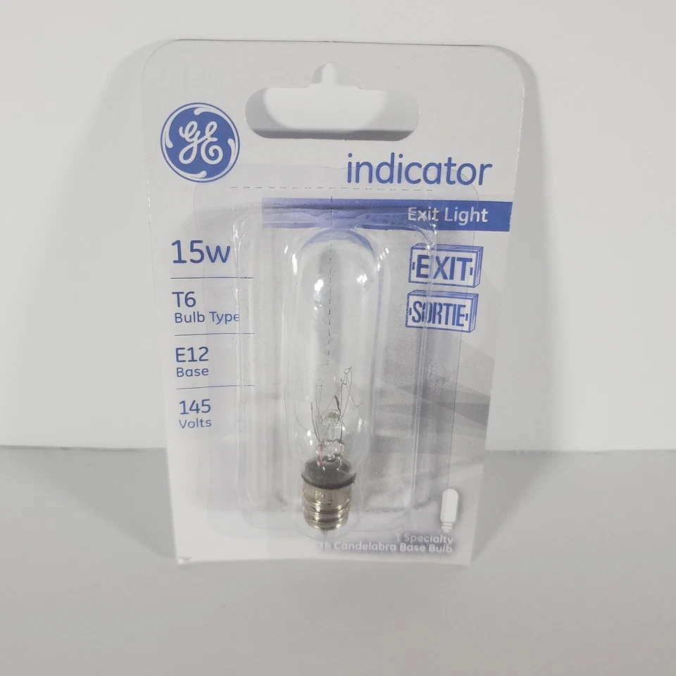 GE Lighting 35154-12 Appliance Double Contact Bayonette Base Bulb, 15-Watt - Image 1 of 2