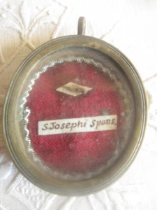 RELIQUARY S.JOSEPH Sp BMV - Picture 1 of 2