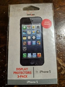 Verizon Display Screen Protector 3-Pack iPhone 5 5s SE AntiScratch WTLC5TAS3PK - Picture 1 of 2