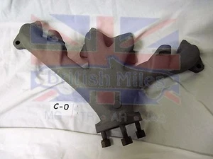 TRIUMPH LATE TR2 - EARLY TR4 HIGH LOW PORT HEAD SINGLE FLANGE EXHAUST MANIFOLD - Picture 1 of 6