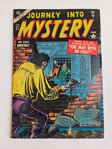 Journey into Mystery #21 Atlas Comics 1955 Edad de Oro Joe Maneely cubierta de terror - Imagen 1 de 8