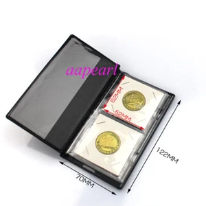 12 Pockets Album 6 Pages 52mmx52mm Holders Coin Money Protection Collections - Picture 1 of 4