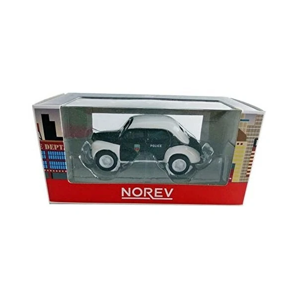 NOREV 319126 1946 Renault 4CV Pie Police Black & White MINT in VGC Box NEW - Image 1 of 1