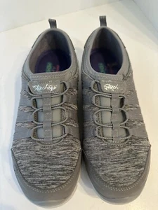 Skechers Womens Air Cooled Memory Foam Slip On Sneakers Trainers Shoe Gray 8.5 - Picture 1 of 8