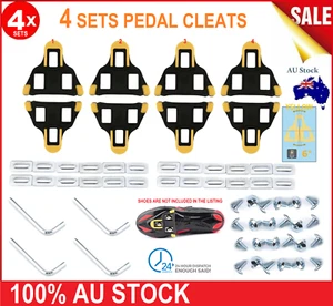 Compatible SH SPD-SL YELLOW SELF-LOCK Road Bikes Cleats Cycling Bike Pedals - Picture 1 of 12