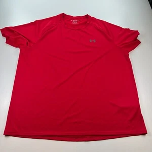 Camisa Under Armour Tech Para Hombre 3XL XXXL Roja Entrenamiento Ligero - Imagen 1 de 7