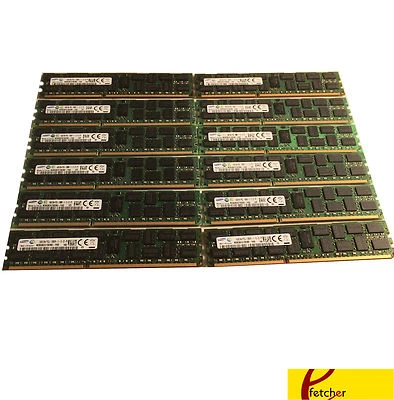 192GB (12 x 16GB) Dell PowerEdge R910 R915 C1100 C8220 M710hd T710 Memory Ram - Image 1 of 3