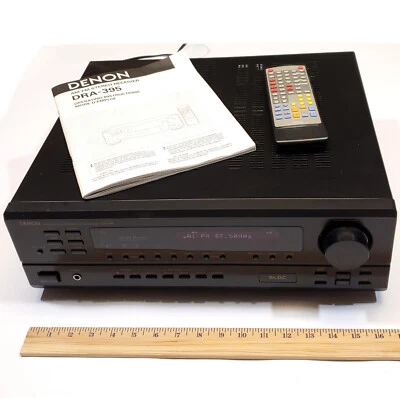 Denon DRA 395 2 Channel 160 Watt Receiver untested - Image 1 of 4
