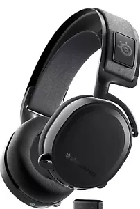 SteelSeries Arctis 7 Plus Wireless Over-Ear Gaming Headset - Black - Picture 1 of 8