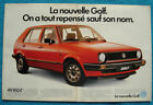 Publicité Papier - Voiture Volkswagen Golf G.L. De 1984