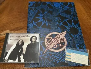 Jimmy Page Robert Plant World Tour 1995 Program Mint CD Ticket Stub Led Zeppelin - Picture 1 of 22