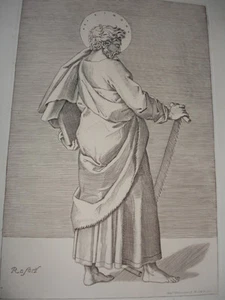 Schlaglithographie / Die Apostel Christi signiert Raphael - Bild 1 von 1