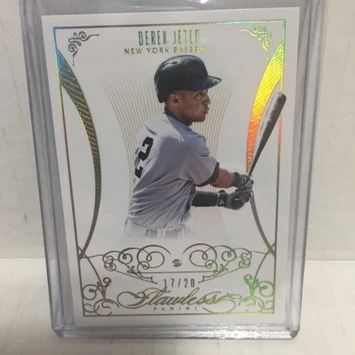 Derek Jeter 2014 Panini Flawless Diamond GEM 17/20  - Imagem 1 de 4