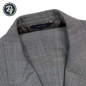 Mens 44 R Brooks Brothers Italy Madison Fit Mid Grey Glen Plaid Knit Wool Suit - Picture 1 of 24